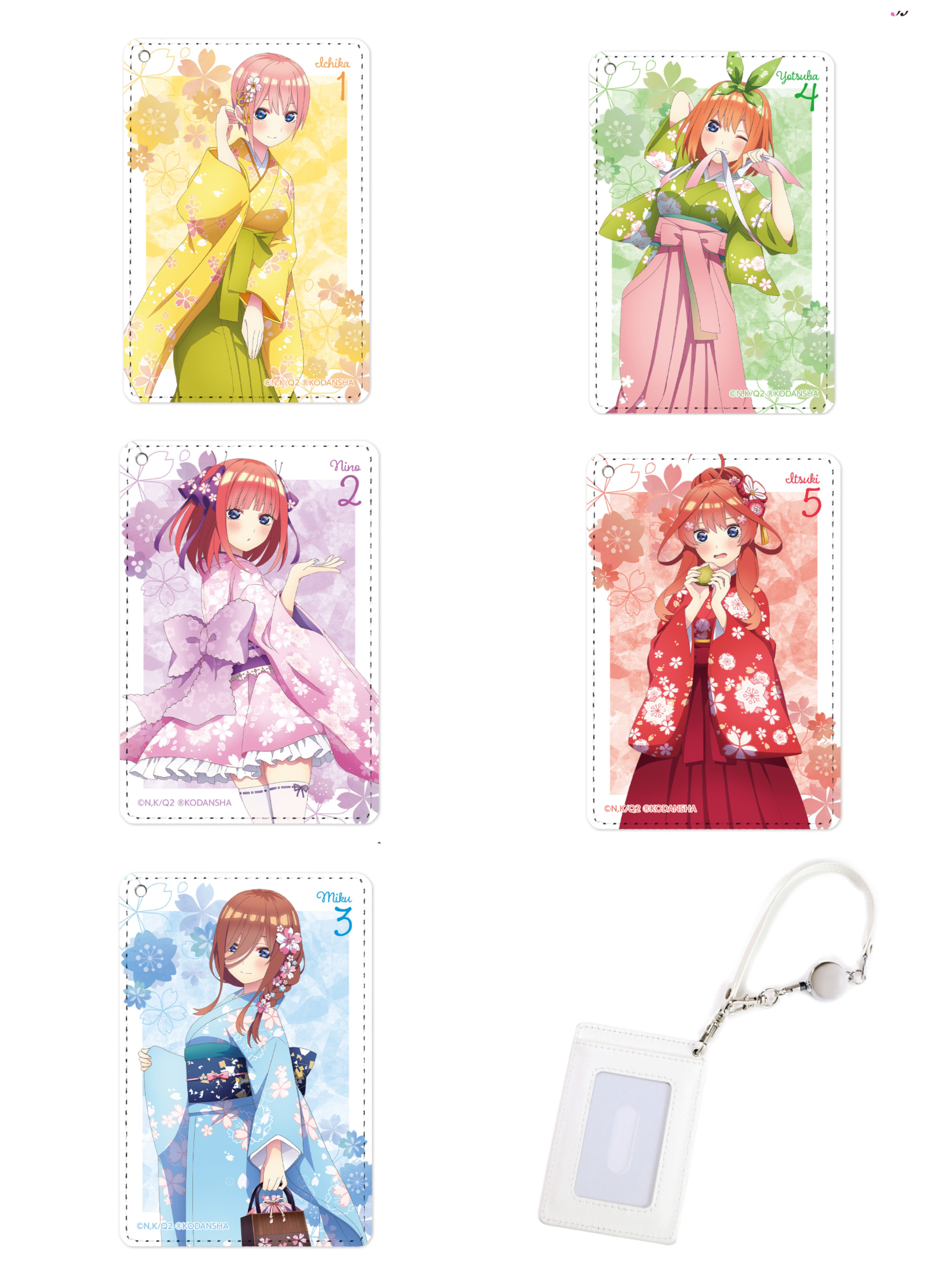 預訂2023/10月 五等分之花嫁 pass case 八達通套 櫻Ver