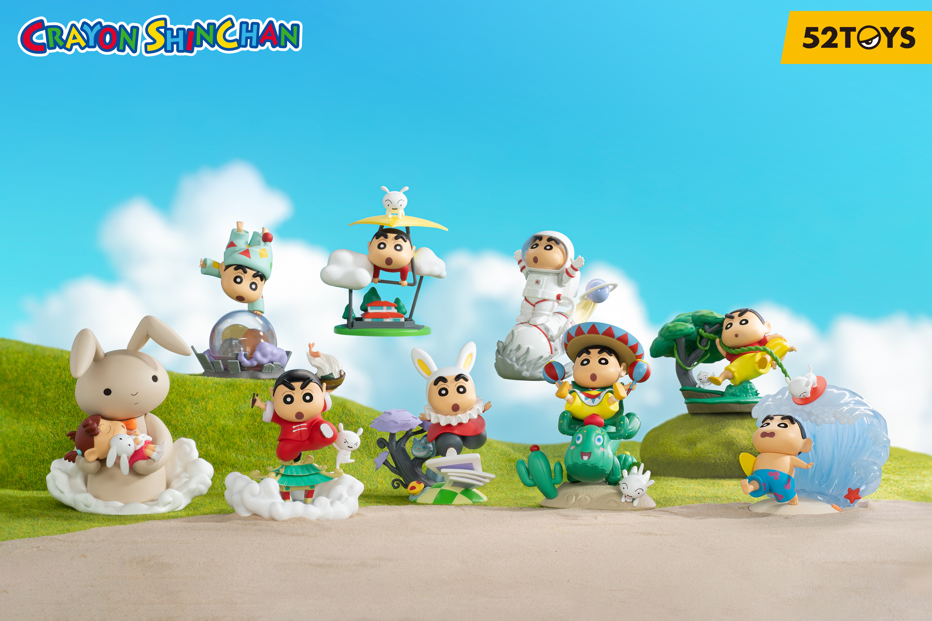 52TOYS 【蠟筆小新經典場景系列】盲盒 (原盒8入)