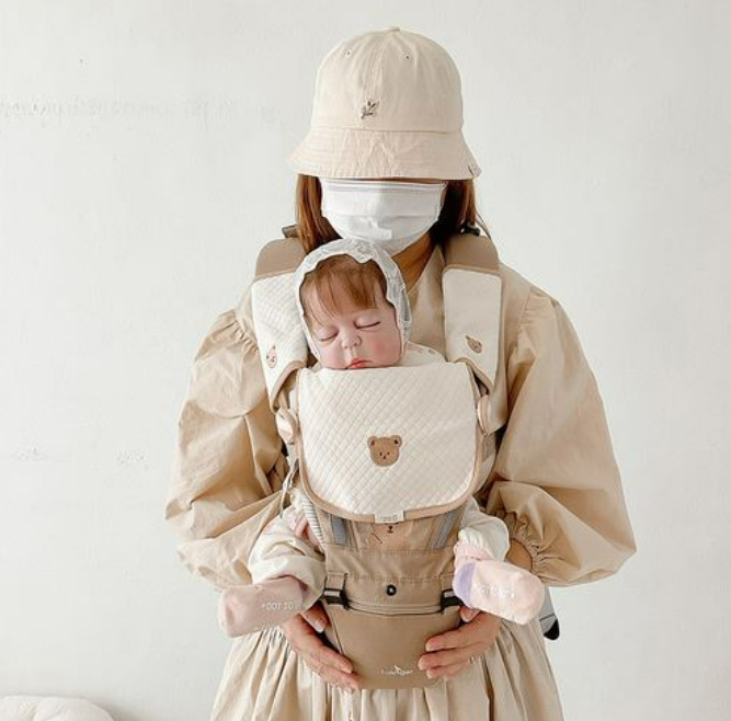 Dot to Dot 動物大團圓有機棉系列-肩部咬咬巾加胸前口水巾set