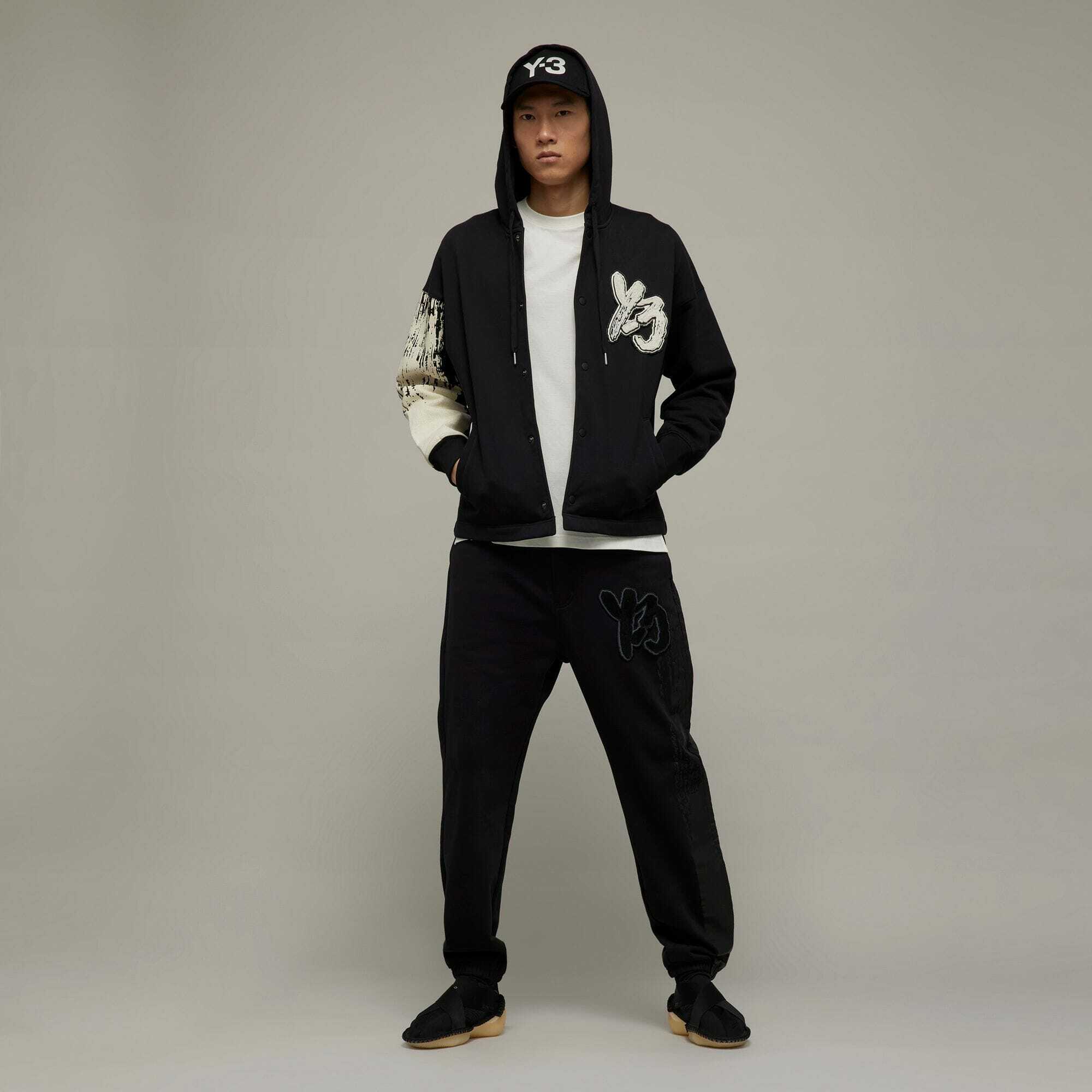 Y-3 GFX LOGO FT HDY 連帽夾克- 全黑】 Y-3 GFX LOGO FT HDY 連帽夾克- 全黑】