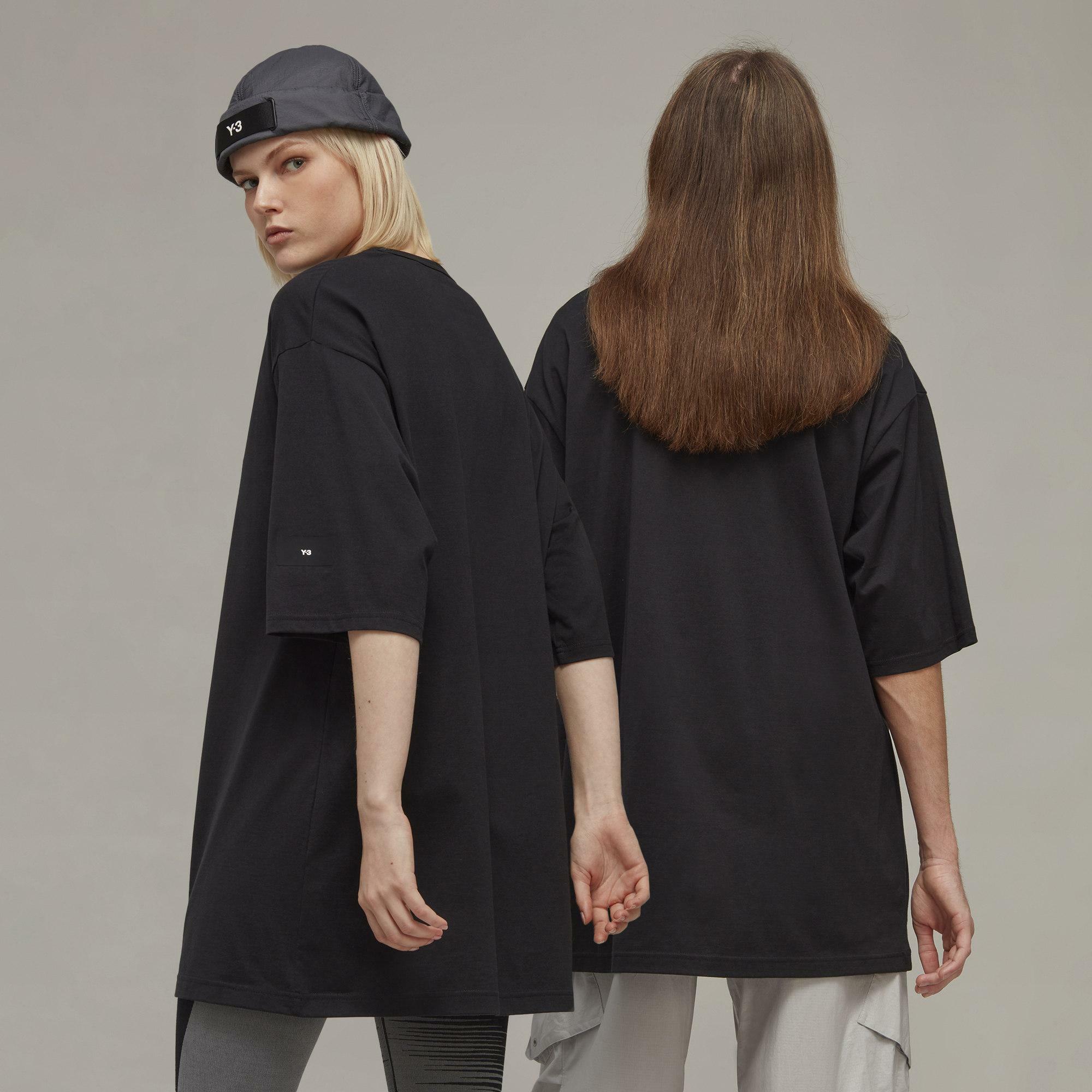 【 Y-3 BOXY TEE 寬版短TEE - 黑 】