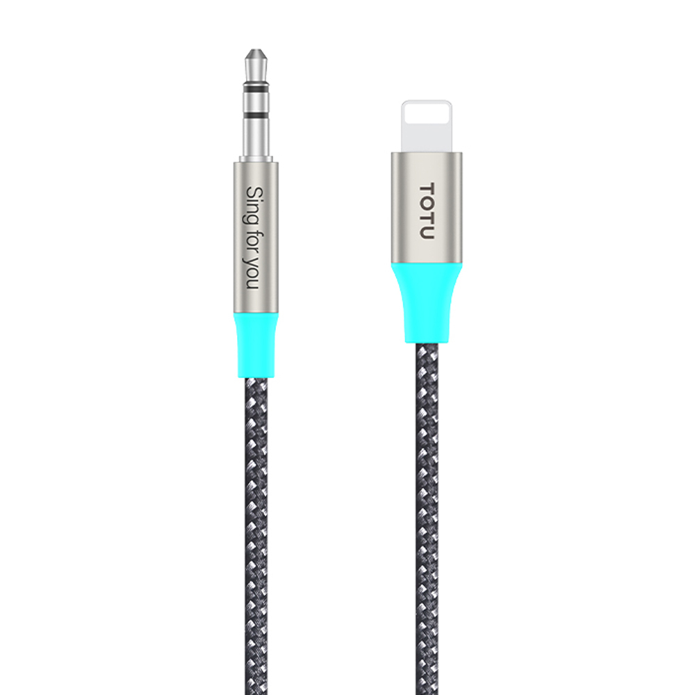 TOTU 拓途 AUX Lightning轉3.5mm轉接頭轉接線音頻轉接器 AD-4系列 1M