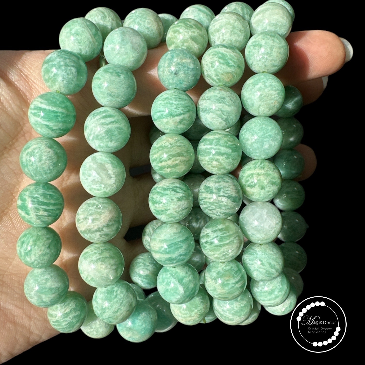 240203-c22 10mm+薄荷綠亞馬遜天河石手串