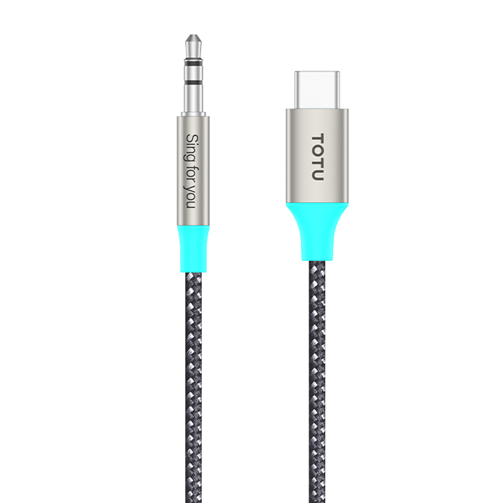 TOTU 拓途AUX Type-C轉3.5mm轉接頭轉接線音頻轉接器AD-8系列1M