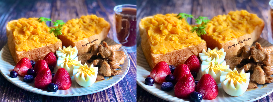 薯泥肉蛋吐司-步驟13&14【天時莓果TimesBerries】冷凍莓果 ‧ 有機莓果