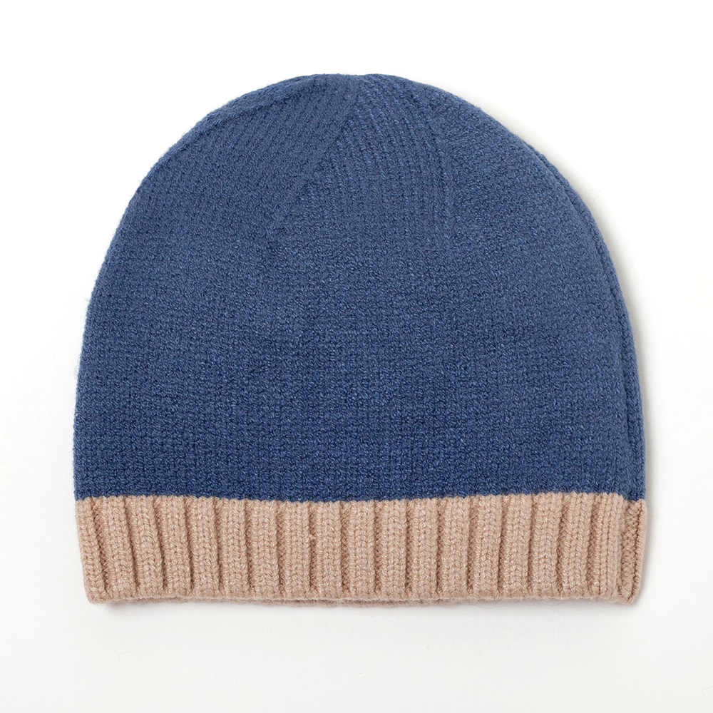 PIPPY手鉤貓耳造型針織帽 藍