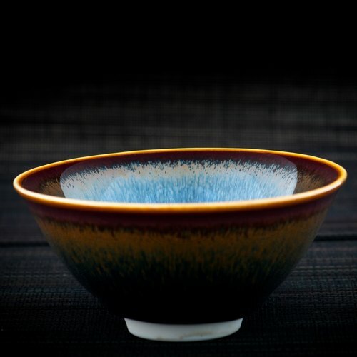 辛可窯 曜變柿紅兔毫天目小茶杯 原廠把關出貨 品質保證