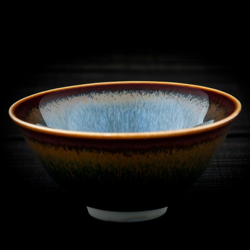 辛可窯 曜變柿紅兔毫天目小茶杯 原廠把關出貨 品質保證