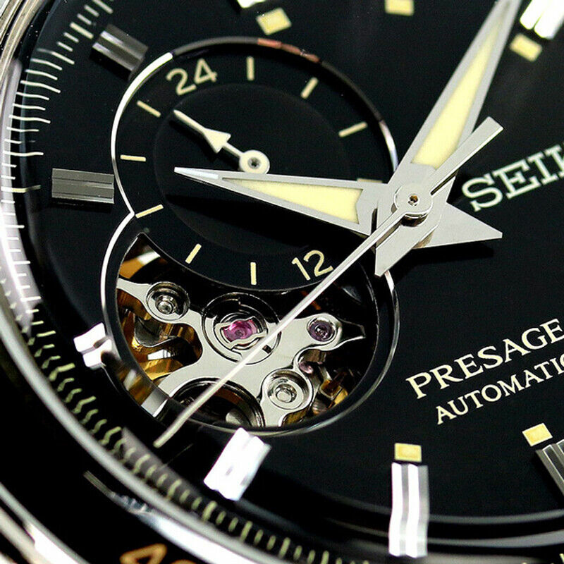 SEIKO Presage 60s style SARY191 SSA425J1 經典復刻機械錶 Presage Automatic Black Dial Stainless Steel Men's Watch