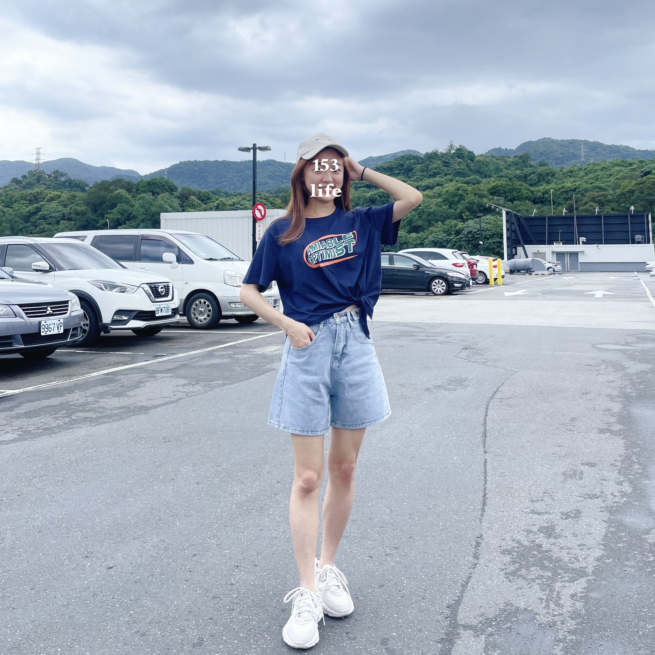 高腰鈕扣可調節小男孩牛仔短褲(XXS-L)