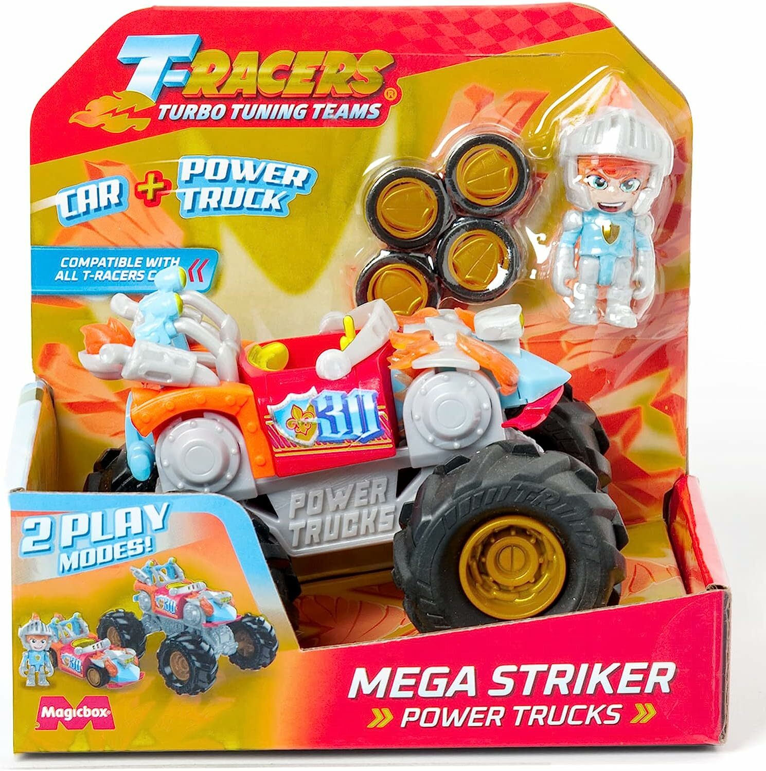 《 T-RACERS 》 迷你飛車隊 動力卡車 超衝擊者