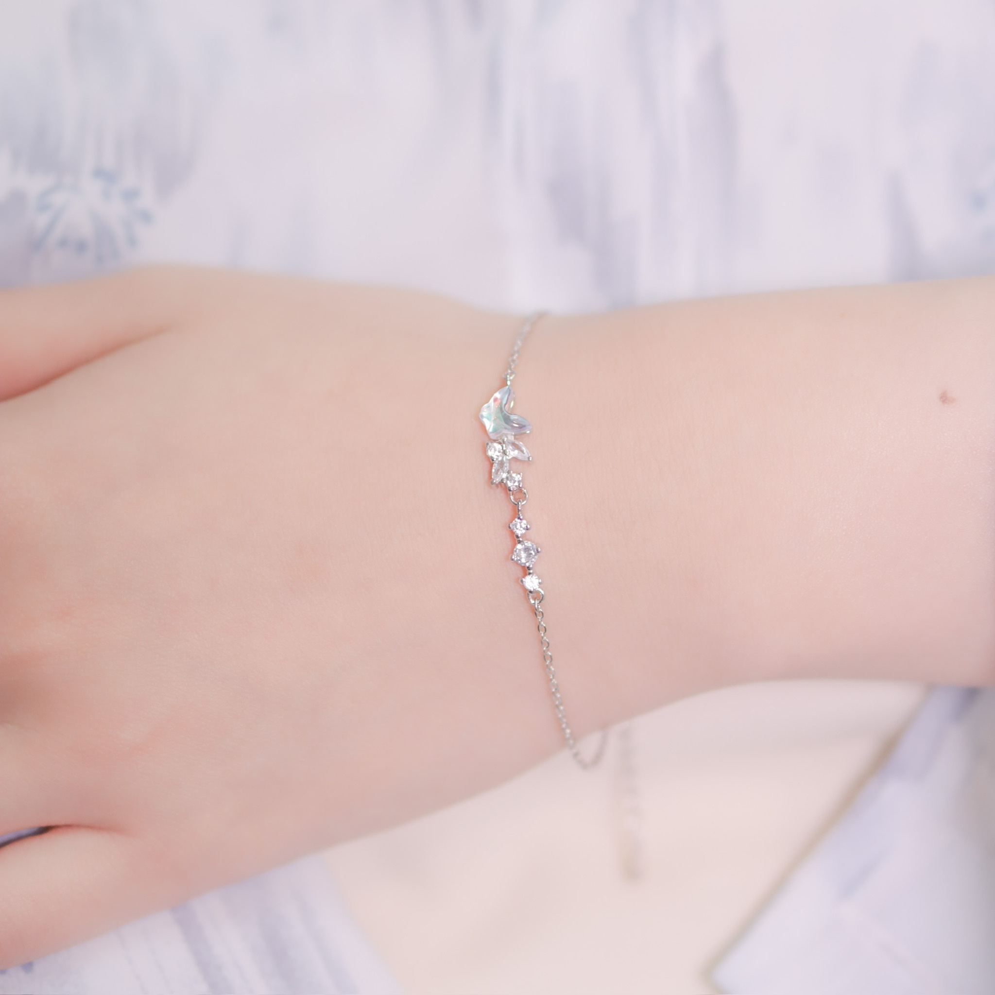 | 925 Silver・White Gold・Rose Gold | Dream Overloaded Bracelet（Silver / Rose Gold)| BR0599 |