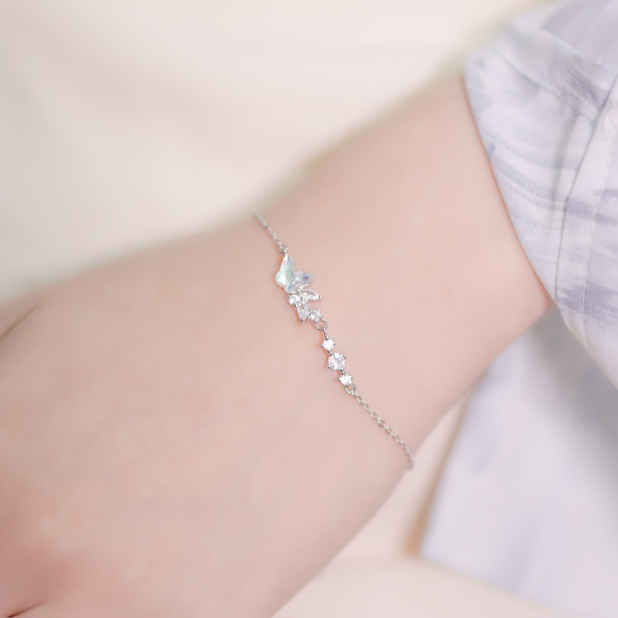 | 925 Silver・White Gold・Rose Gold | Dream Overloaded Bracelet（Silver / Rose Gold)| BR0599 |