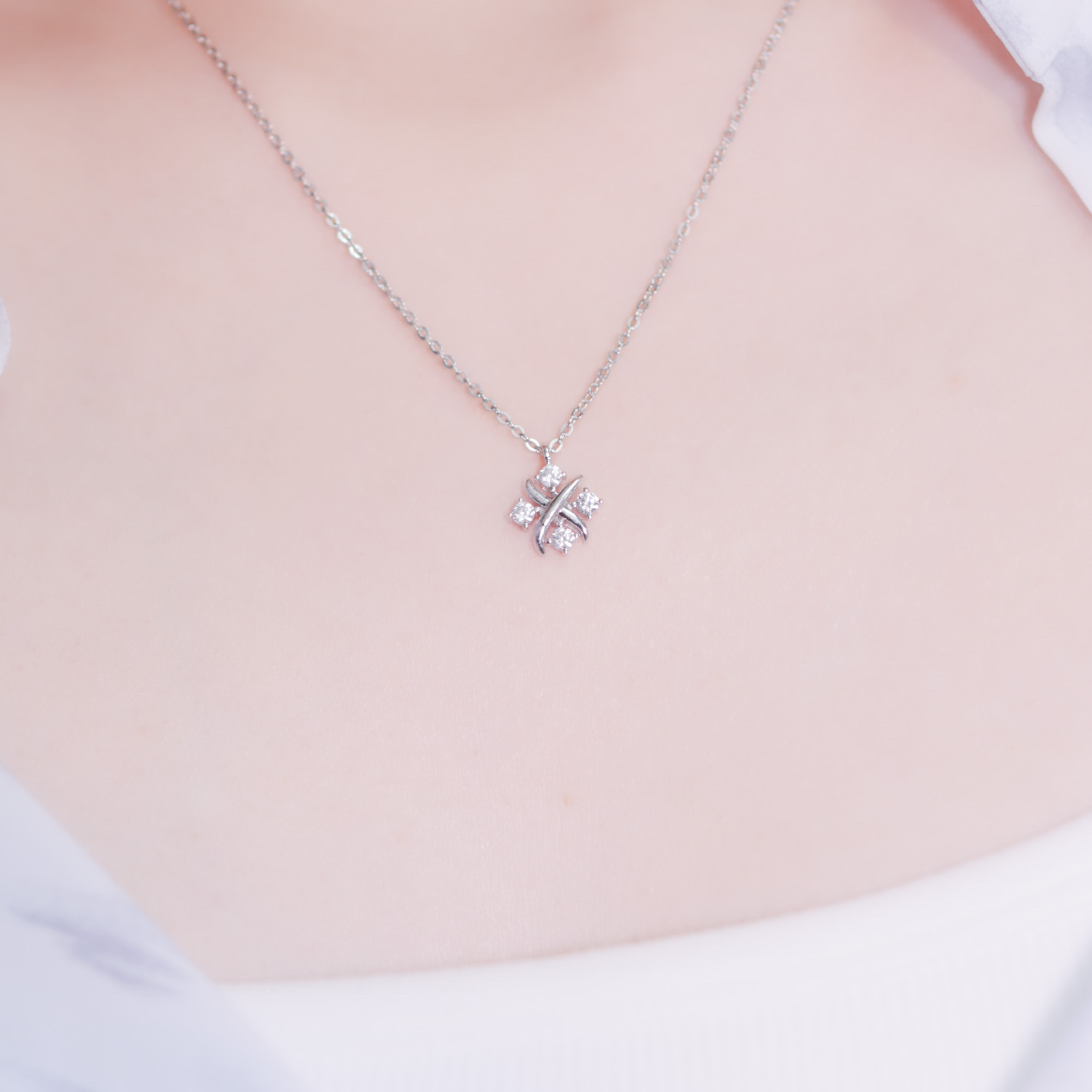 | 925 Silver・White Gold・Rose Gold | Irrational Love Necklace（Silver / Rose Gold） | NE0527 |