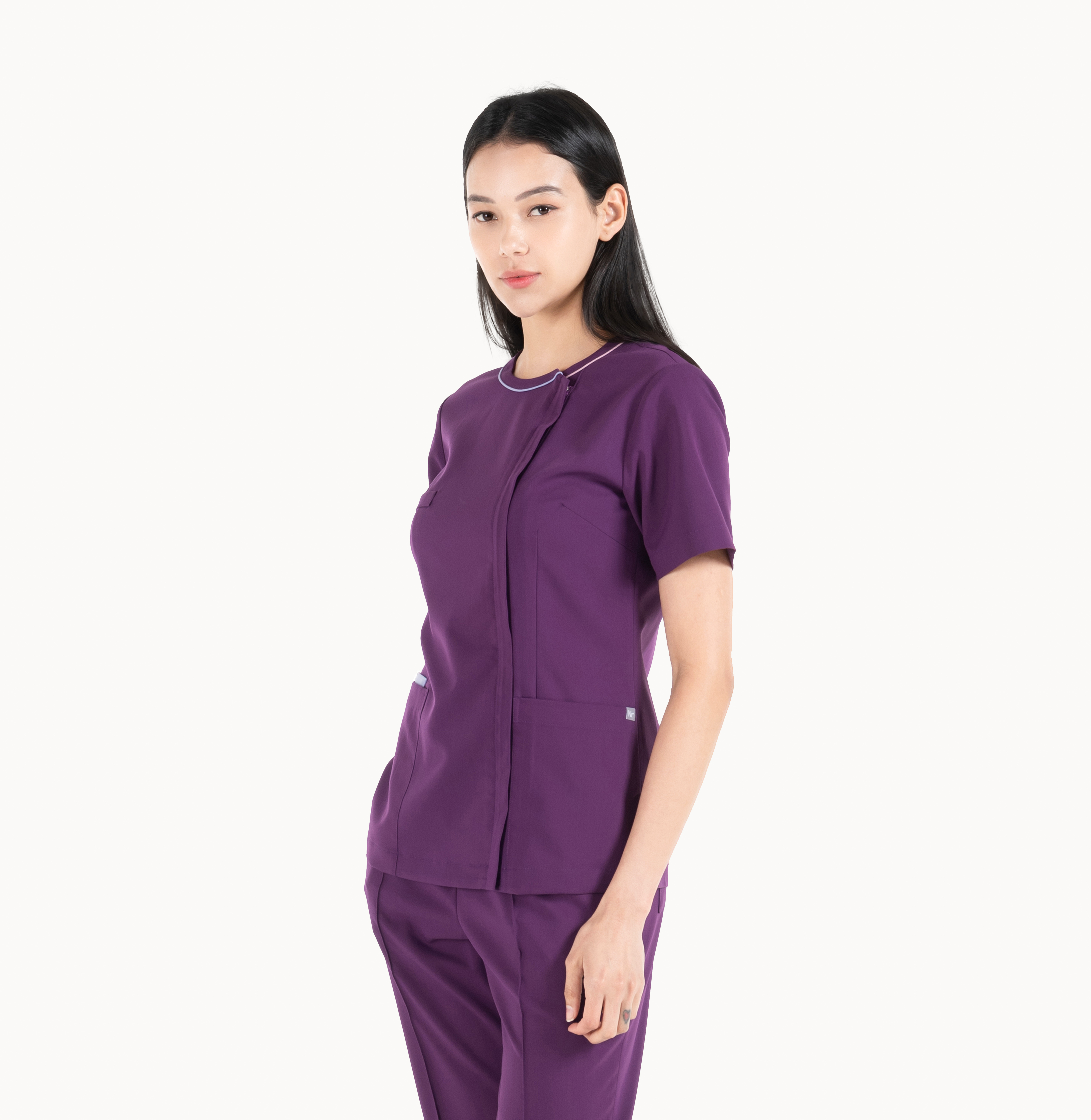 22803 AWESOME CLASSIC 護士服 茄紫