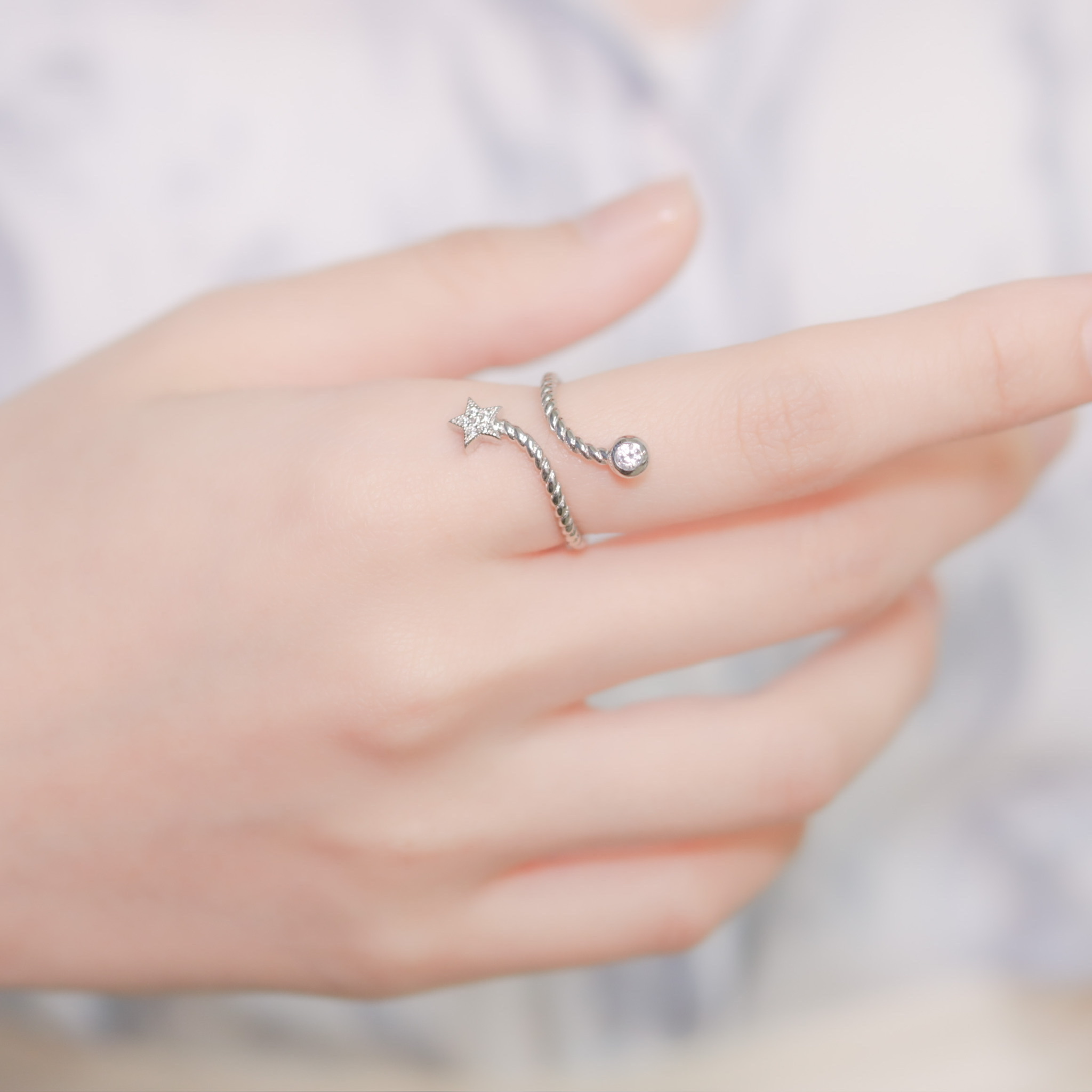 | 925純銀 | 星星跳動戒指 | RI0400 |