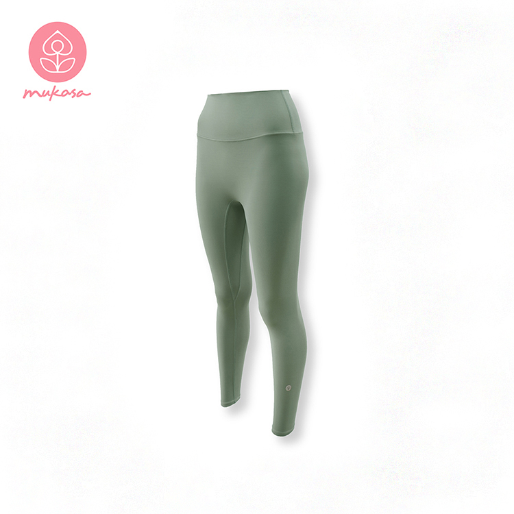 MUKASA 輕盈裸感瑜珈褲 羅勒綠 MUK-2290105
