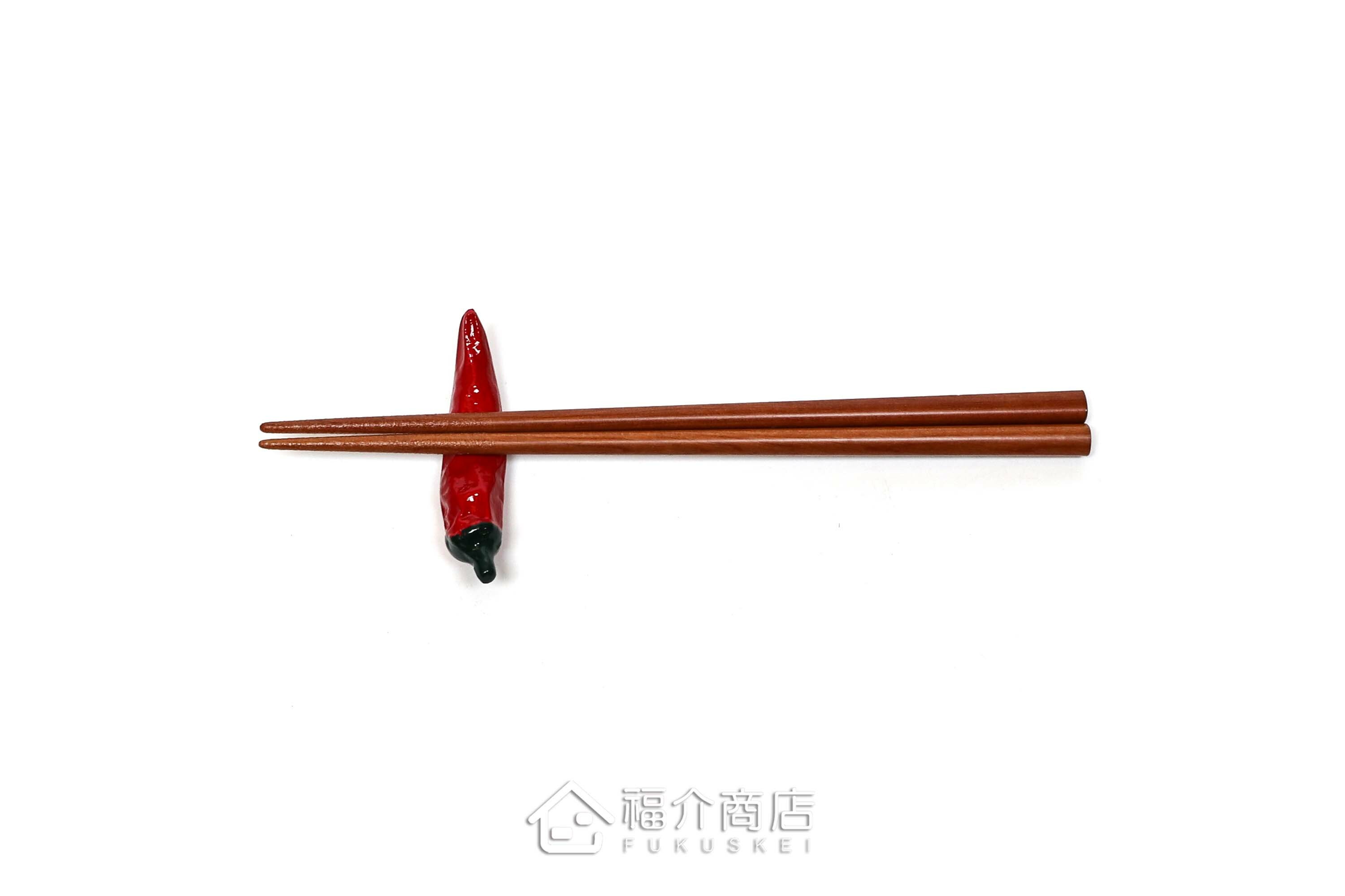 放置筷子用的紅色辣椒造型筷架