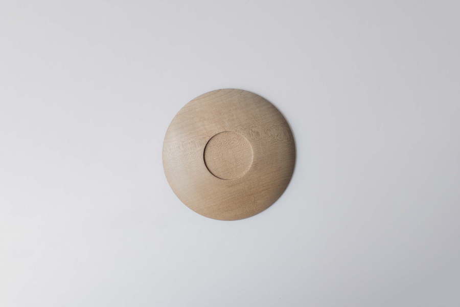 +g IFUJI-Delft plate S gray vegetable dye