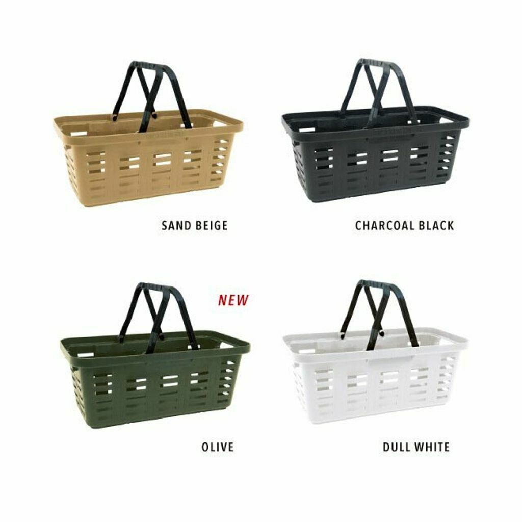 POST GENERAL 多功能露營手提長型收納籃 四色