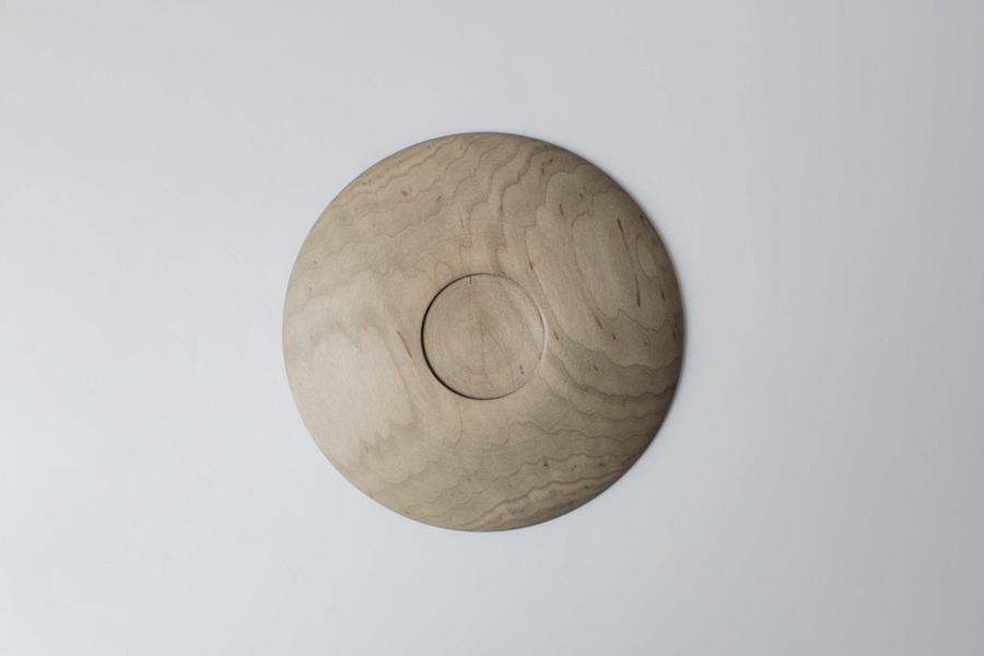 +g IFUJI-Delft plate M gray vegetable dye