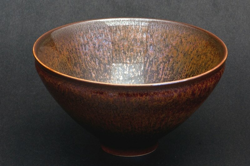 鉻黃金油滴天目釉 茶碗 │原廠品質保證 快速出貨