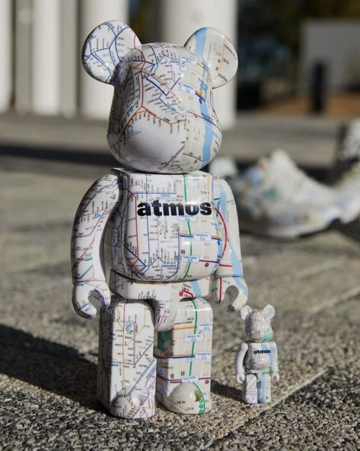 APAIR】BE@RBRICK x atmos SUBWAY 地鐵100%&400% 500% 庫柏力克熊