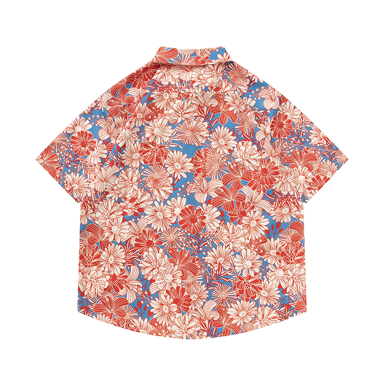 短袖 花襯衫 雛菊