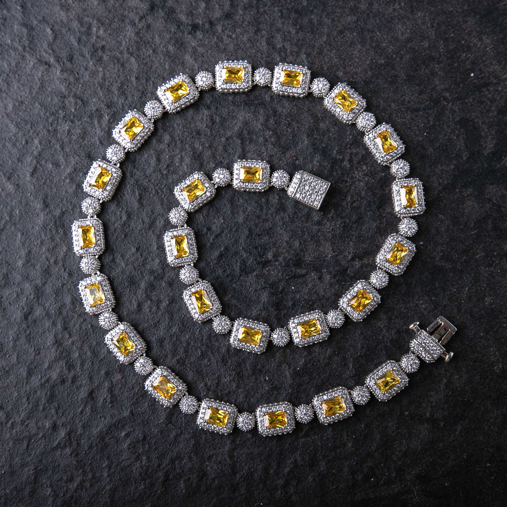 T方混鑲寶石設計項鍊