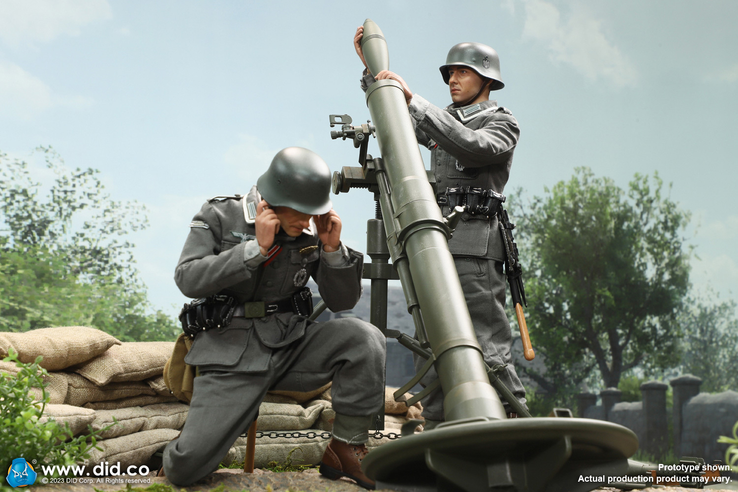 DID : 1/6 E60074G 12cm 榴彈發射器 42 迫擊砲