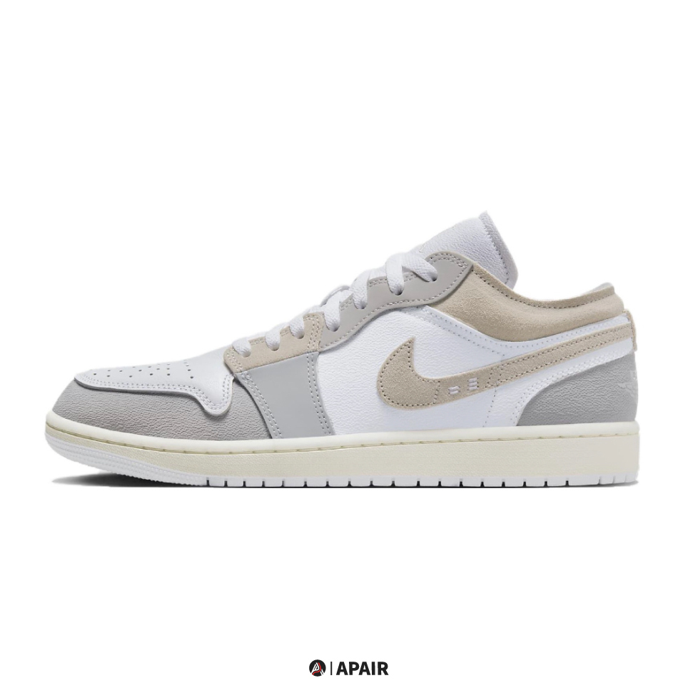 【APAIR】預購 Nike Air Jordan 1 Low SE Craft Tech Grey 解構 奶油灰白 DN1635-002