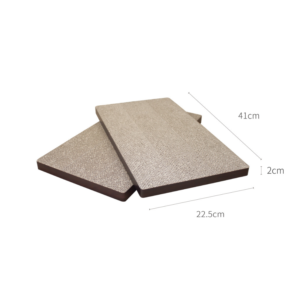 安閣家Angle Wave 頑強斜坡貓抓板 2片替換裝(胡桃木色)