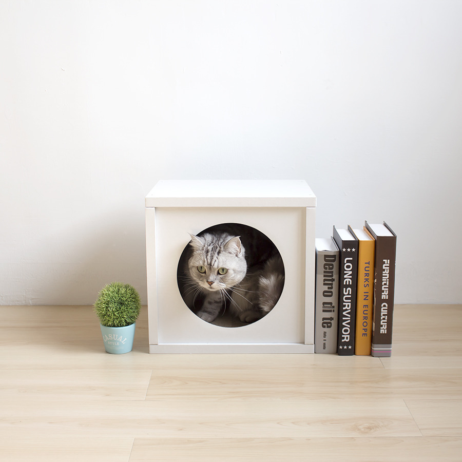 安閣家Angle Wave 巧拼 躲貓貓櫃 (白色)