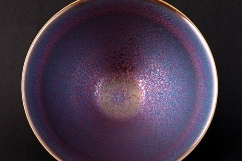辛可窯 繁星熠熠 魅惑紫金-紫金天目大鬥笠茶碗 劉峰雄 創作