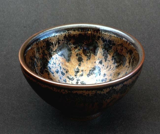 辛可窯 黑曜變黃金天目中杯 嚴選特優版 黃金豹紋 原廠把關出貨 品質保證