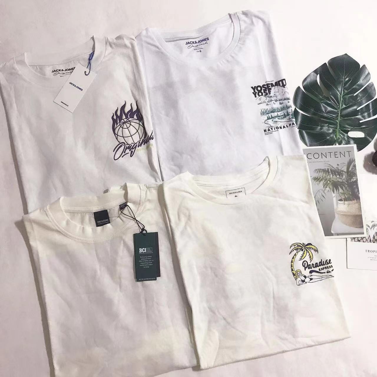 外國品牌白色系列 TEE