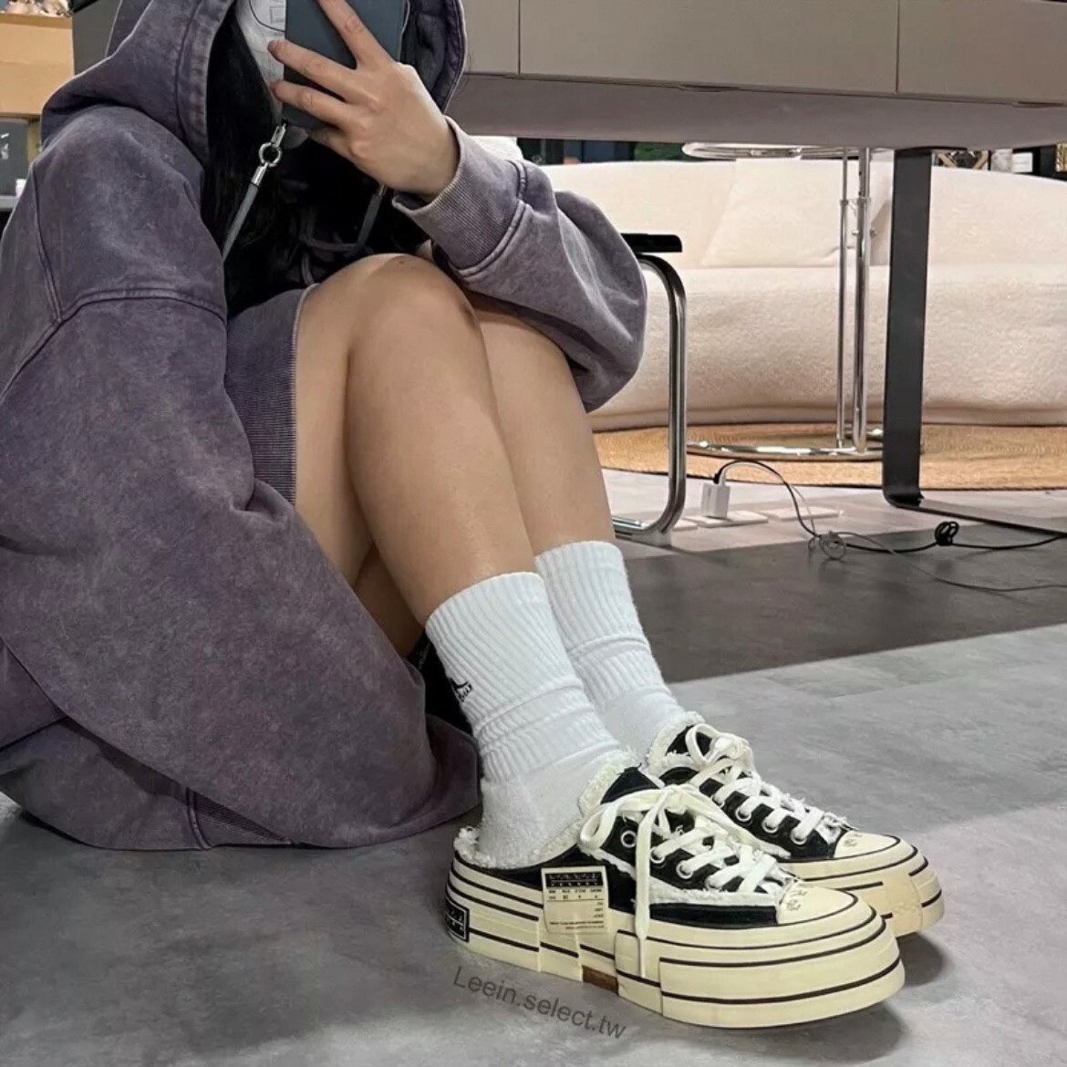 xVESSEL G.O.P Slip On 解構男女鞋 帆布鞋 懶人鞋 黑色 硫化 吳建豪 S19X003B