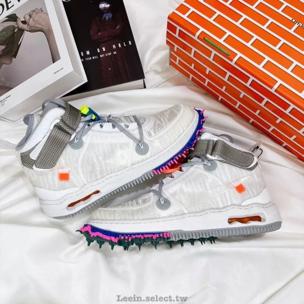 Nike Air Force 1 Mid x Off White 白色 聯名款 AF1 DO6290-100