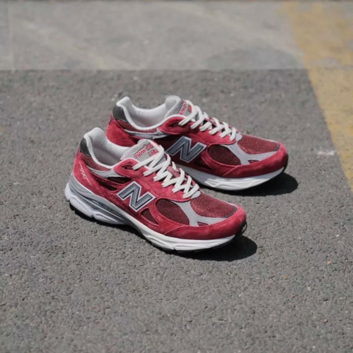 New balance 990v3 x Teddy Santis 酒紅 麂皮 美國製 聯名 M990TF3