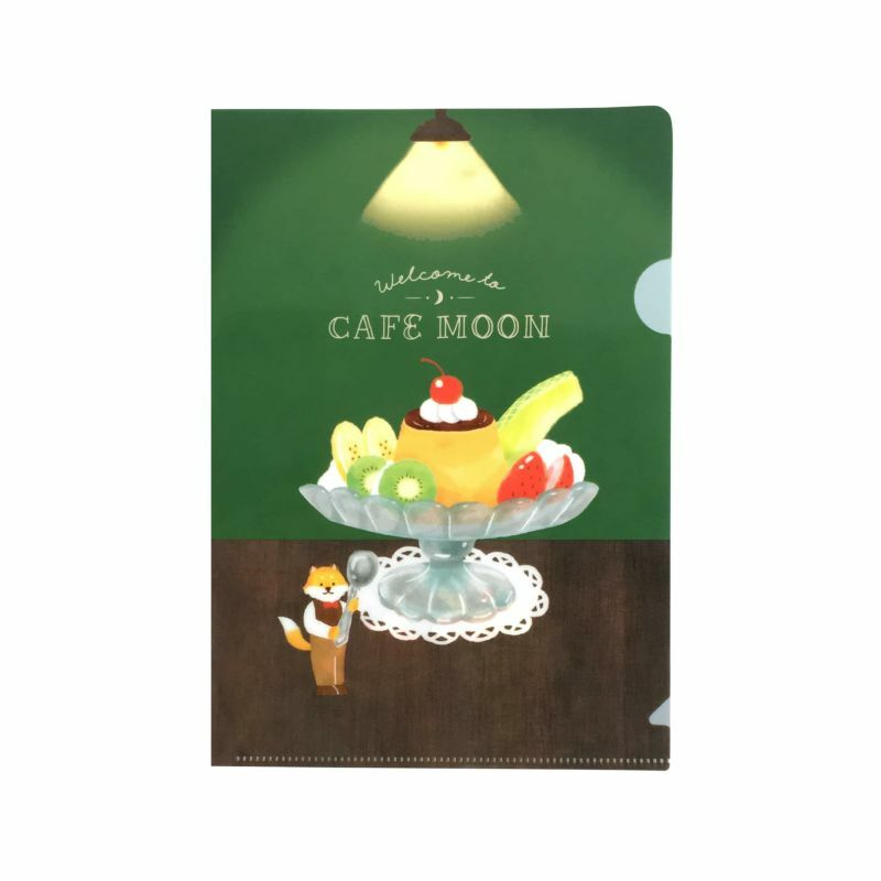 狐狸布丁 Cafe Moon A5資料夾｜日本古川紙工