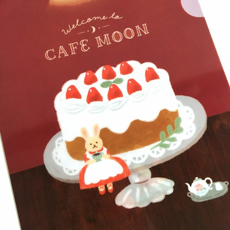 兔子蛋糕 Cafe Moon A5資料夾｜日本古川紙工