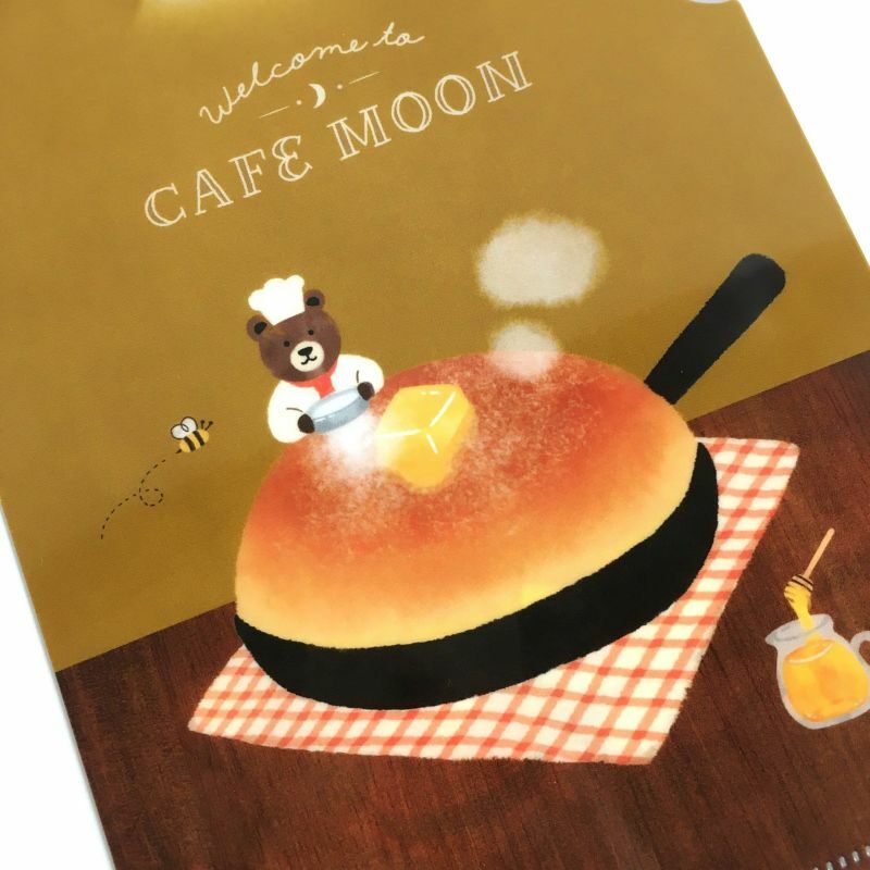 熊熊鬆餅 Cafe Moon A5資料夾｜日本古川紙工