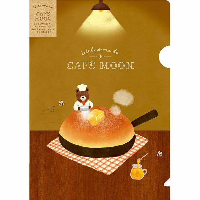 熊熊鬆餅 Cafe Moon A5資料夾｜日本古川紙工