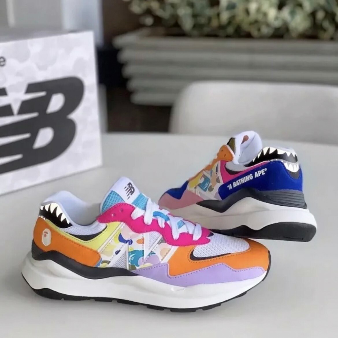 New Balance 5740 x BAPE 聯名 迷彩 彩色 慢跑鞋 復古男女 NΒ M5740BPE