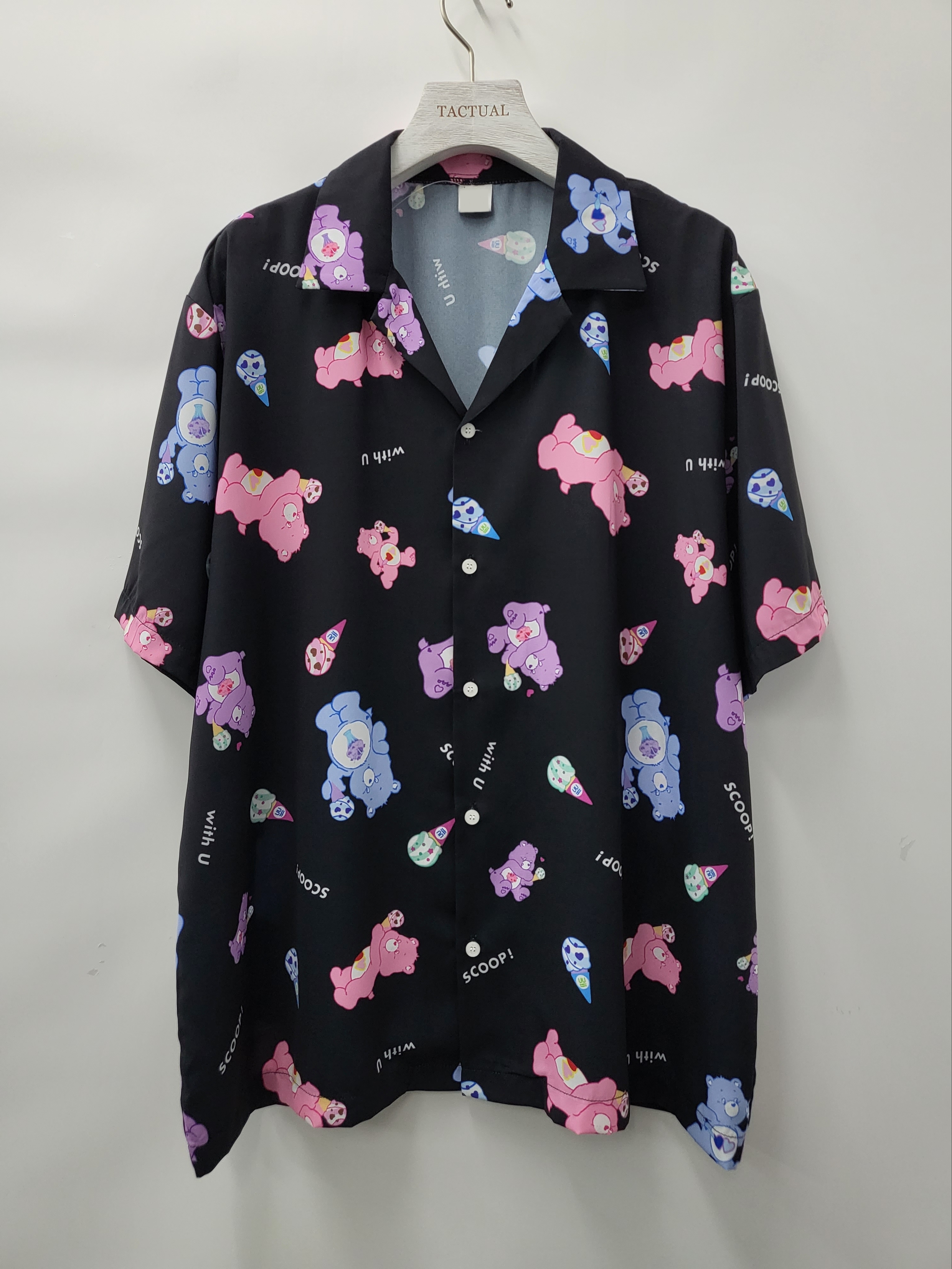 熊仔圖案短袖恤衫 S2093