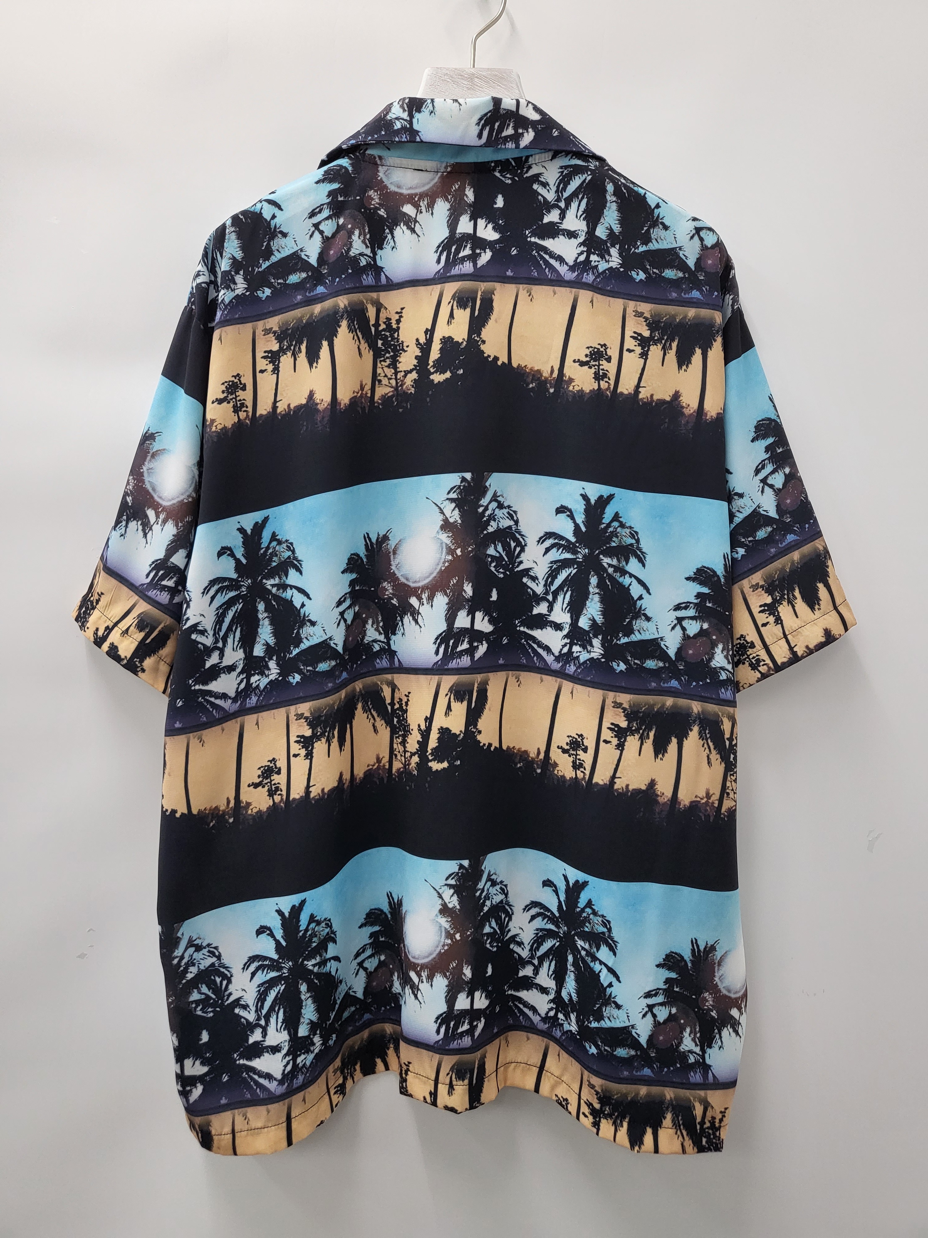 椰樹圖案短袖恤衫 S2092