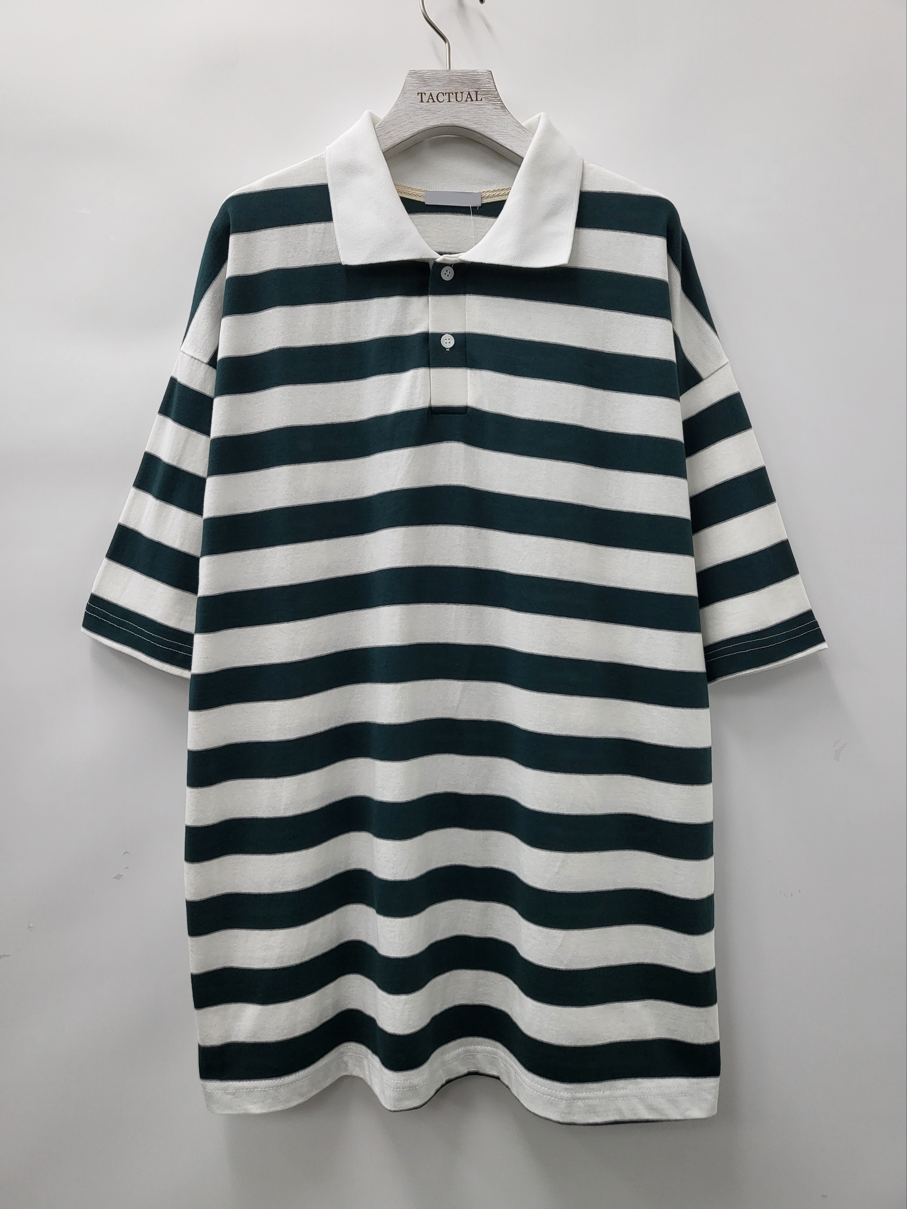 恤衫領橫間短袖Tee T5059