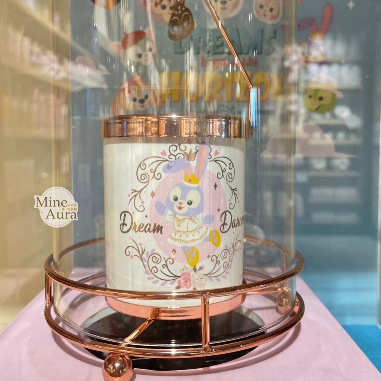 史黛拉露 星黛露 StellaLou 旋轉燭台 + 香氛蠟燭 組 禮盒 -上海迪士尼樂園