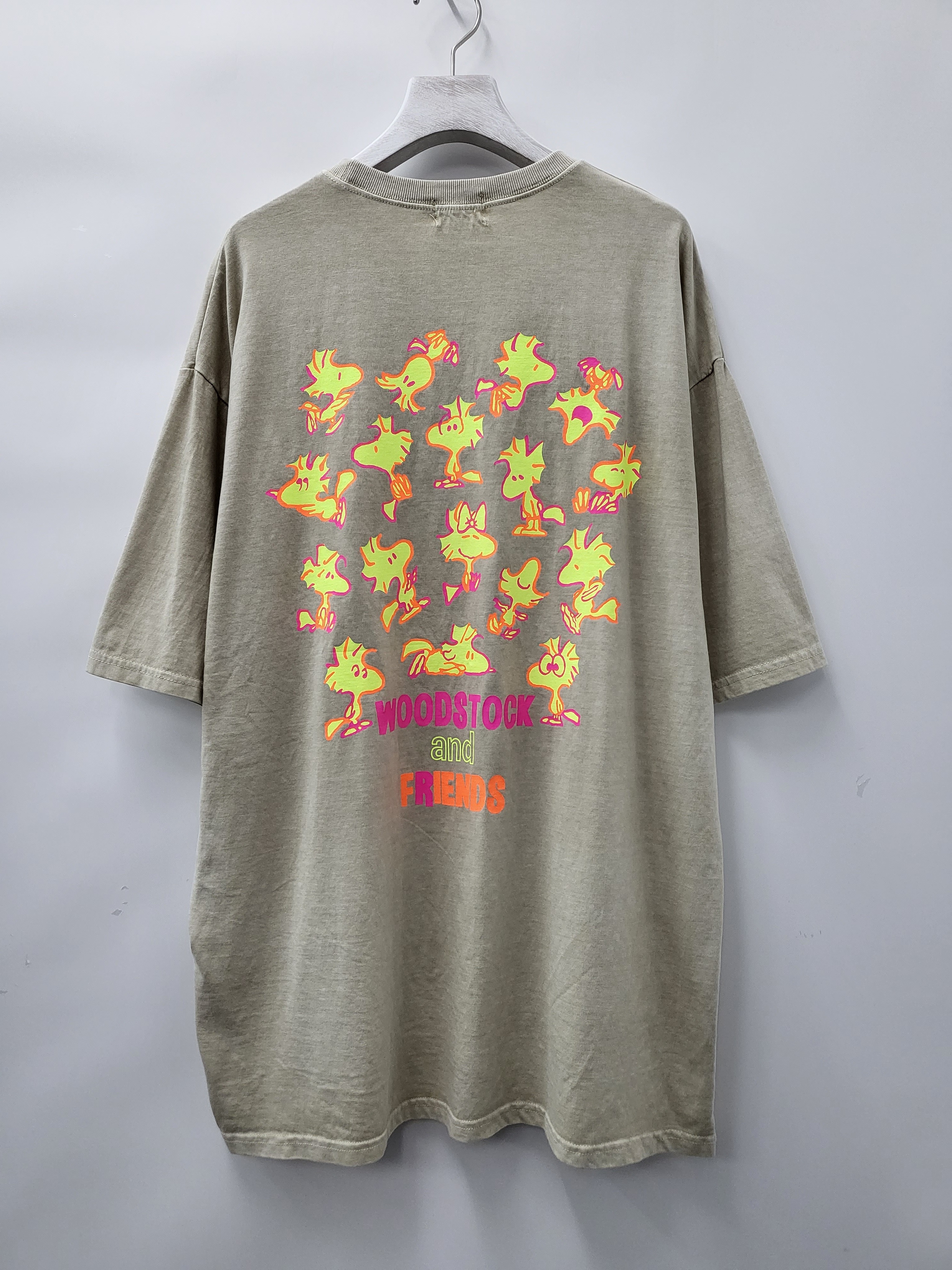 洗水Woodstock圖案短袖Tee T5061