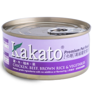 Kakato 卡格 -  雞+牛+糙米+菜 Chicken + Beef +Brown Rice +Vegetable 70g